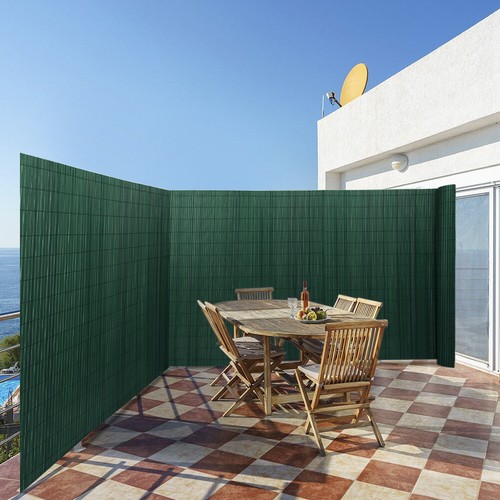 Green pvc garden screening - garden,